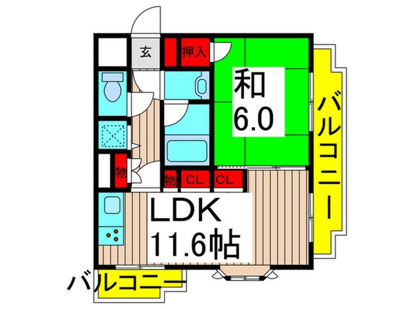 ウィンベルコーラス亀有(302)の物件間取画像